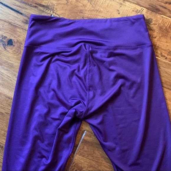 Adore Me | Purple & Black Lace Capris | Sz L - Picture 7 of 12